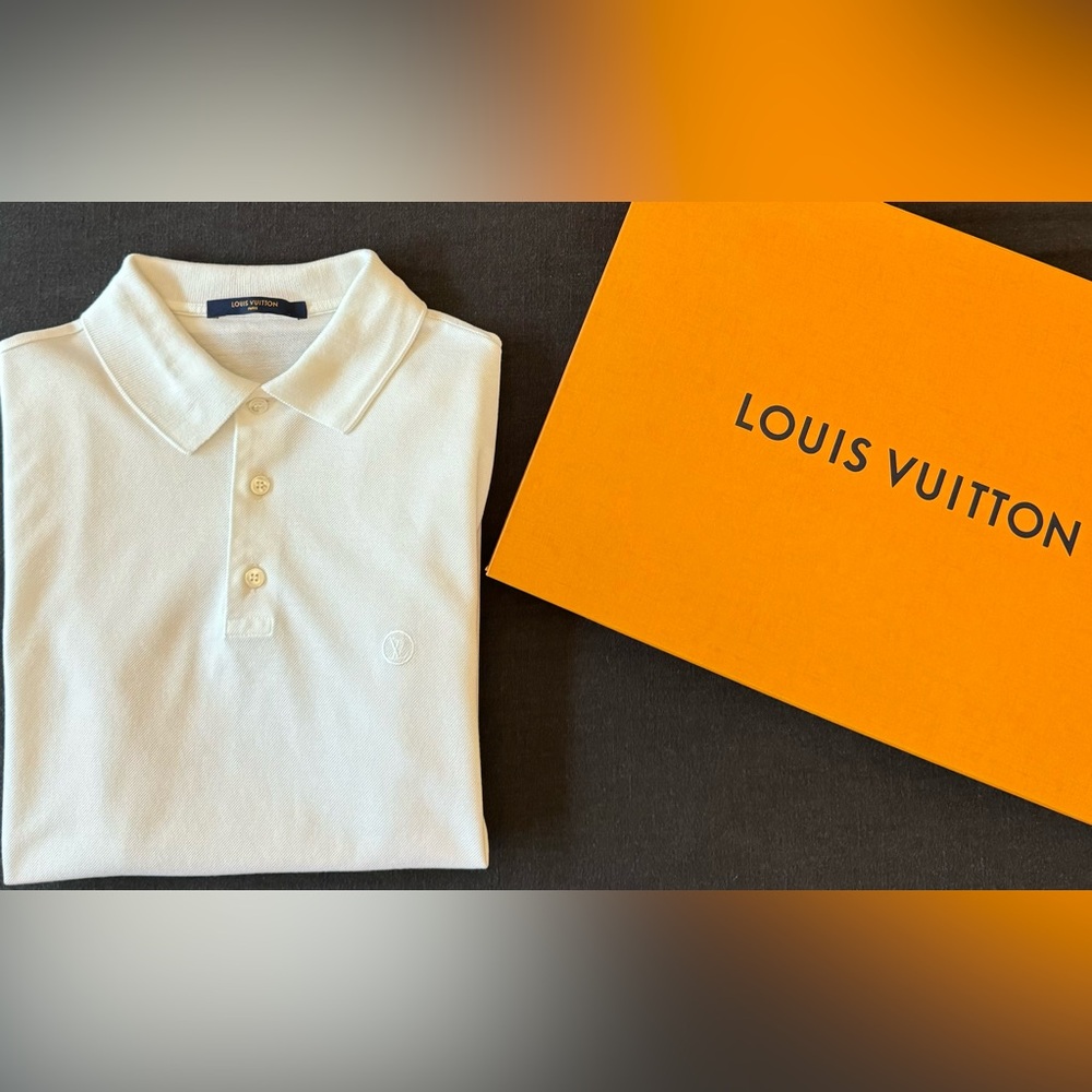Men’s Louis Vuitton Polo - White - XS Extra Small